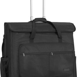 Rolling Travel Carrying Tote Bag with Wheels Compatible with Apple iMac Desktop Computer